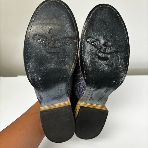 *Gifted* Freebird Leather Steven Malena Heeled Mule Clog Shoes Women’s Size 8 - Picture 10 of 10